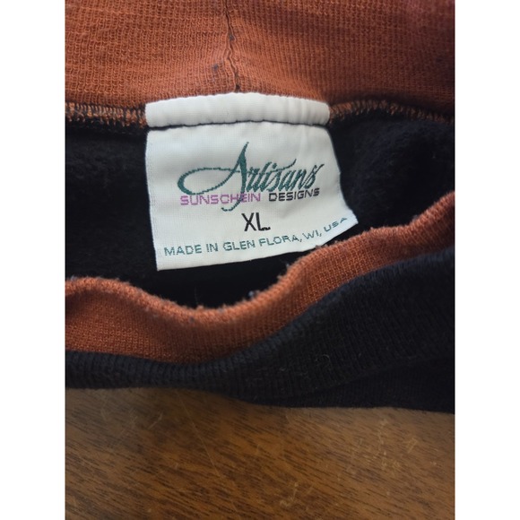 Vtg Howling Wolf Sweatshirt Men's Lg/xl Artisans Sunchein Designs Truckstop - Picture 3 of 9